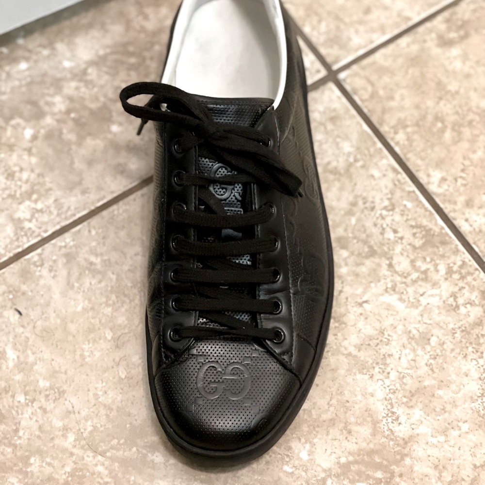 Ace GG embossed sneaker
